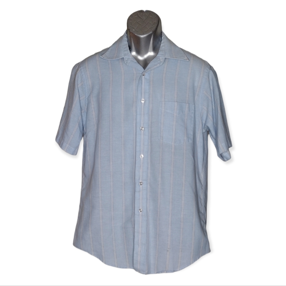Andhurst Blue Button Front Size 16
